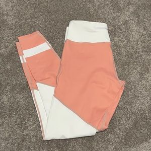 Zyia peach and white pants